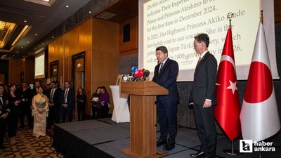 Adalet Bakanı Tunç, Ankara'da Japonya İmparatoru Naruhito'nun doğum günü resepsiyonuna katıldı