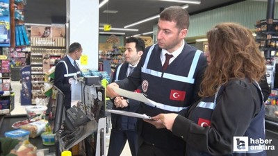 Ankara Ticaret İl Müdürlüğü'nden marketlerde fahiş fiyat denetimi