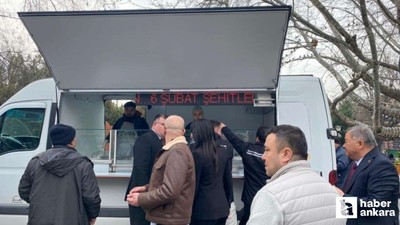 Ankara'da 6 Şubat depreminde vefat edenler için lokma dağıtıldı