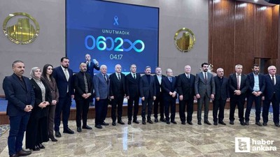 Ankara'da, 6 Şubat depremlerinde hayatını kaybedenler anıldı