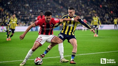 Gençlerbirliği deplasmanda Fenerbahçe'ye 3-1 kaybetti