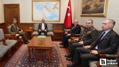 Irak'ın Ankara Büyükelçisi Al-Lachmawi, Bakan Güler'i ziyaret etti