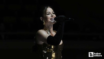 Simge Sağın sevilen şarkılarını CSO Ada Ankara'da seslendirdi