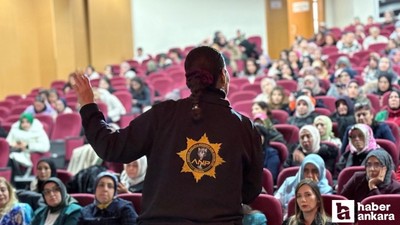 Sincan'da yasaklı maddeyle mücadele seminerinde anneler bilgilendirildi