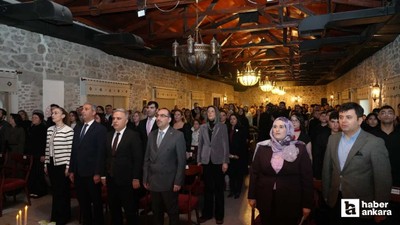 Ankara'da öğrencilerden müzik ve şiir dinletisi programı