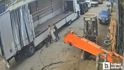 Başkentte ayağından vince asılan engelli vatandaşın darp edildiği ortaya çıktı