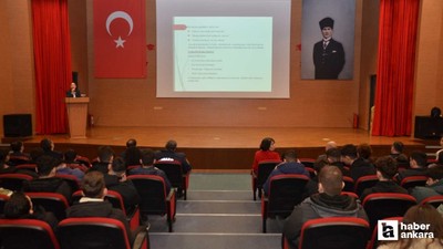 Kahramankazan'da öğrencilere yönelik siber dolandırıcılık semineri düzenlendi