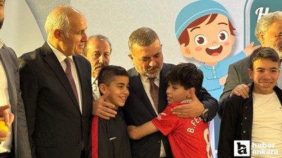 Sincan'da Haydi Çocuklar Camiye programı ödül törenine katılım yoğun oldu!