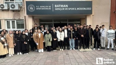 Sasonlu gençler, Gençler Bakanlığı programı kapsamında Ankara'yı ziyaret edecek