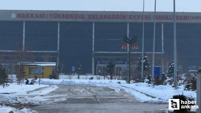 Yüksekova-Ankara uçak seferi sis nedeniyle iptal edildi