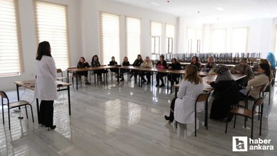 Ankara'da Sağlıklı Menopoz Okulları'nda ücretsiz eğitim verildi