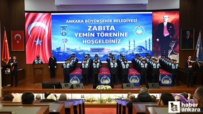 Ankara'da 110 yeni zabıta memuru göreve başlıyor!