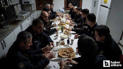 Ankara'da polis memurları ilk sahuru mesai başında yaptı