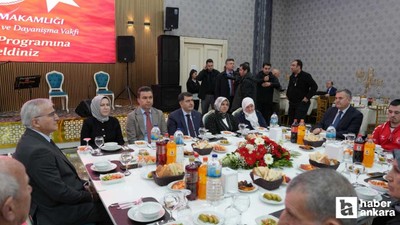 Vali Şahin, Çubuk'ta şehit aileleri ve gazilerle iftarda buluştu