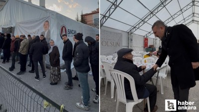 Sincan Belediye Başkanı Ercan ilk orucunu vatandaşlarla birlikte açtı