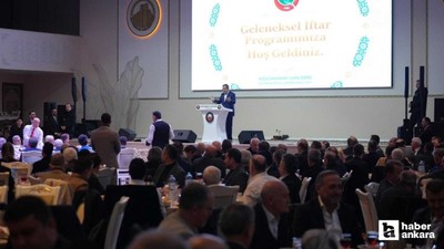 Cevdet Yılmaz Ankara'da ESYAV Vakfı'nın iftar programına katıldı