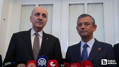 Numan Kurtulmuş, CHP grubunu ziyaret edip Özgür Özel ile görüştü