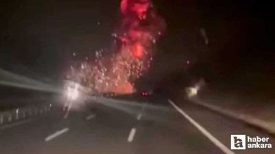 Balıkesir'de F-16 savaş uçağının düşme anı ortaya çıktı