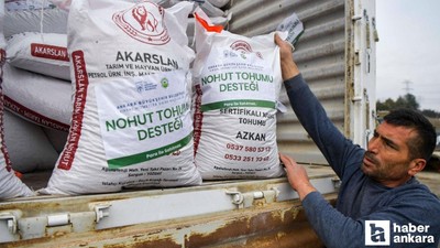 ABB'den 25 ilçedeki üreticilere 1 milyondan fazla nohut tohumu desteği!