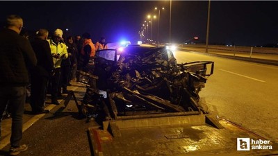 Kahramankazan'da otomobil tıra arkadan çarptı: 1 ağır yaralı