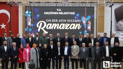Keçiören Belediye Başkanı Özarslan, iftarda Ordulularla buluştu
