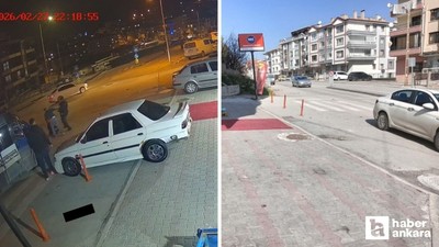 Mamak'ta husumetlisini darp eden 3 saldırgan kameraya yansıdı