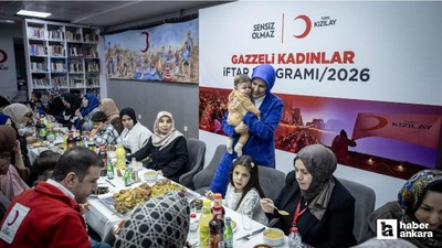 Ankara'da Gazzeli kadınlardan Türk Kızılay'a teşekkür iftarı
