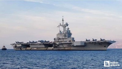 Macron, Fransız amiral gemisi Charles de Gaulle’ün Akdeniz’e hareket etmesi için emir verdi