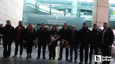 7 madalya kazanan milli atıcılar Ankara'ya döndü