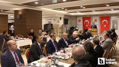 Ankara'da hakim, savcı ve adliye personeli iftarda buluştu