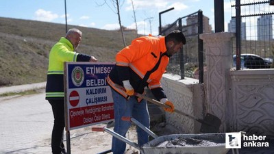 Etimesgut'ta ekiplerin ilçe genelindeki çalışmaları sürüyor