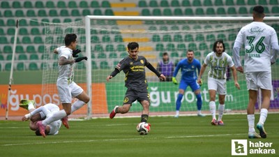 Ankaragücü, Şanlıurfa’da galibiyeti kaçırdı 2-2