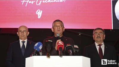 Özgür Özel, Gölbaşı'nda iftar programında konuştu