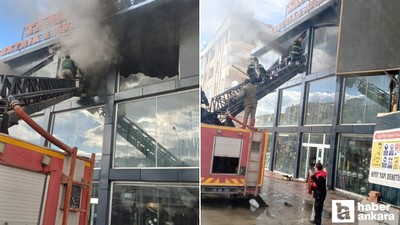 Yozgat'taki bir iş yerinde korkutan yangın!