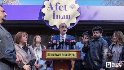 Etimesgut Belediyesi'nin projesi Afet İnan Kadınlar Lokali törenle hizmete açıldı