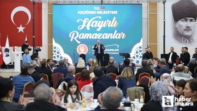 Keçiören'de Kırşehirliler düzenlenen iftarda bir araya geldi