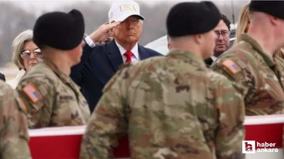 Trump, İran ile savaşta öldürülen ABD askerlerinin cenazelerini karşıladı