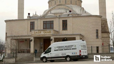 Etimesgut'ta ilçe genelinde camilerde kapsamlı temizlik çalışması