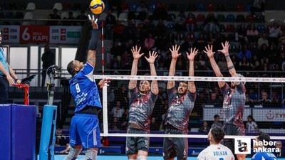 Voleyboldaki Başkent derbisinde büyük mücadele yaşandı