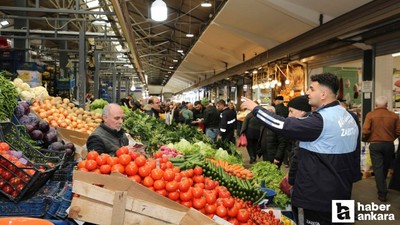 Ankara Zabıtası, Ulus Hali ve çevresindeki gıda işletmelerini denetledi