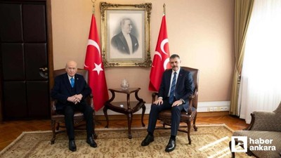 İçişleri Bakanı Çitfçi'den MHP Genel Başkanı Bahçeli'ye ziyaret