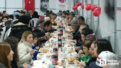 Keçiören'de özel gereksinimli bireyler iftarda buluştu!