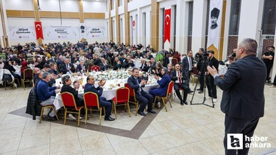 Mesut Özarslan, berberlerle iftar sofrasında buluştu