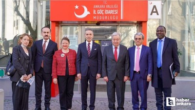 Ankara İl Göç İdaresi Müdürlüğü, BM Genel Sekreteri Guterres'i ağırladı