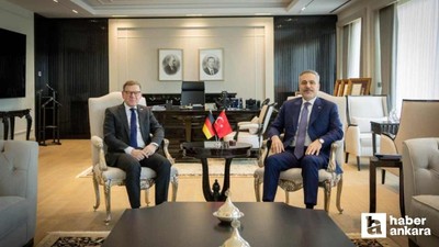 Bakan Fidan, Alman mevkidaşı ile Ankara'da bir araya geldi