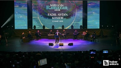 "Külliye'de Ramazan" etkinliklerinde Fadıl Aydın sahne aldı