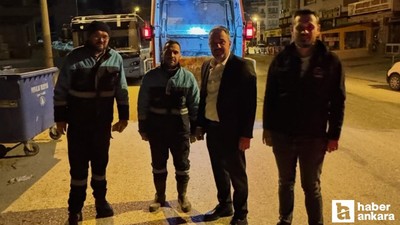 Pursaklar Belediyesi, temizlik mesaisine aralıksız devam ediyor