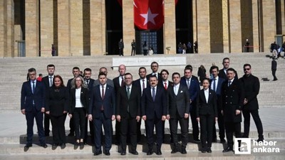 Tarihi Alan Başkanlığı heyeti Anıtkabir'i ziyaret etti