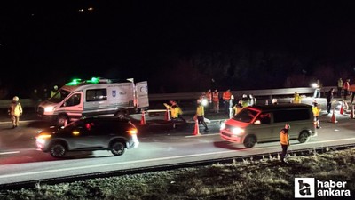 Kızılcahamam'da yolcu otobüsü ile çekici çarpıştı!