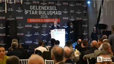 Mansur Yavaş, Bağımsız Türkiye Partisi'nin iftar programında konuştu